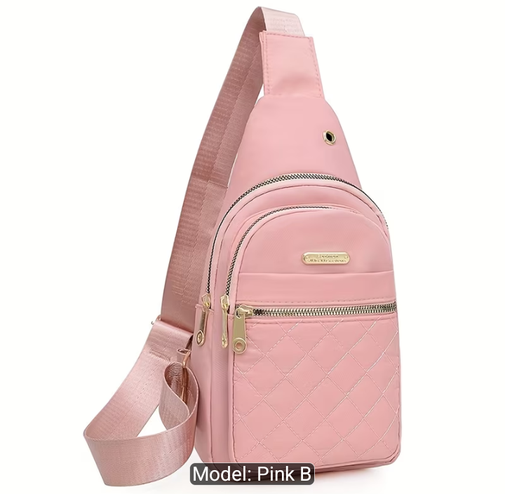 Pink Crossbody Sling Bag