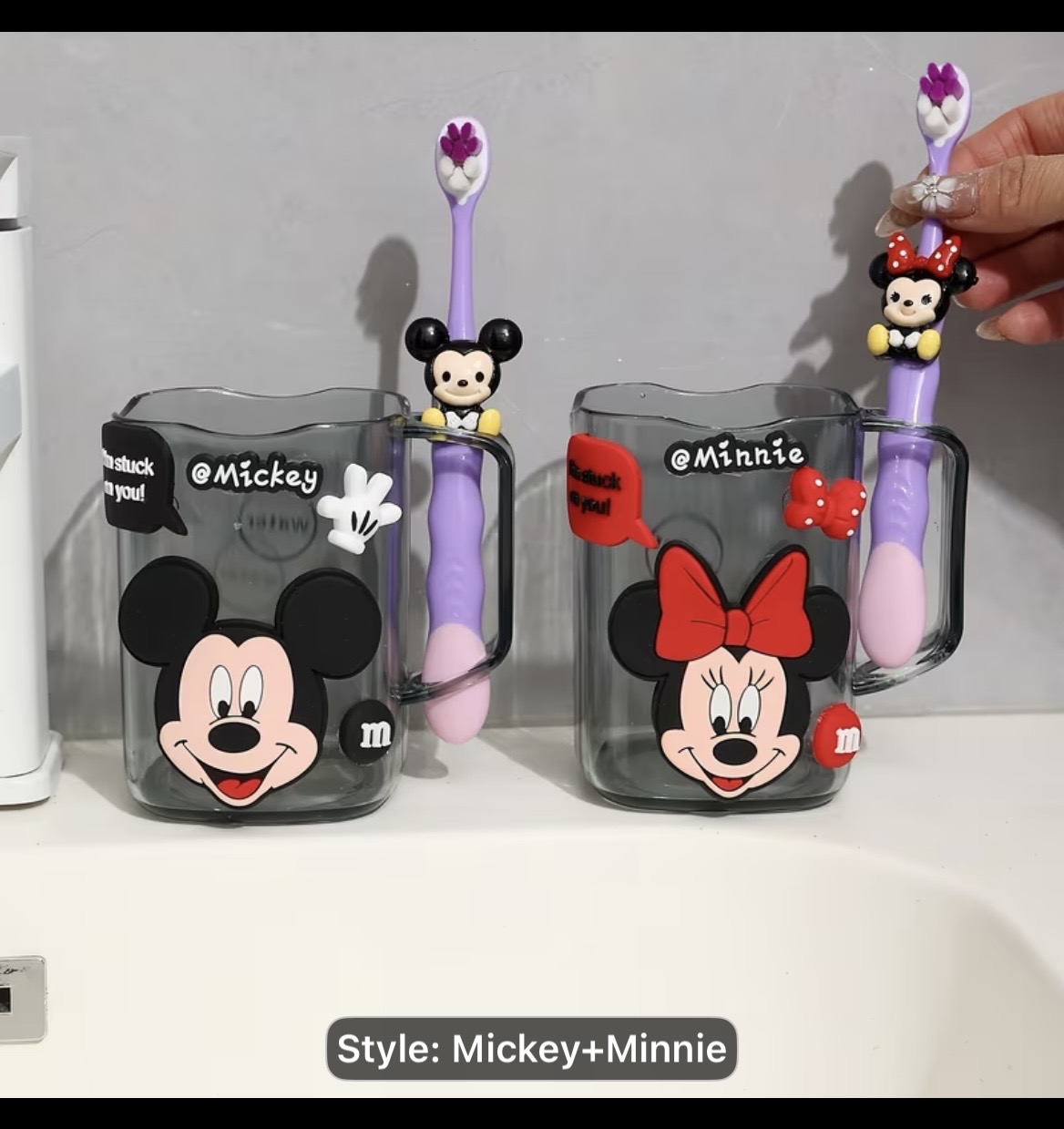 Disney Stitch Toothbrush & Cup Set