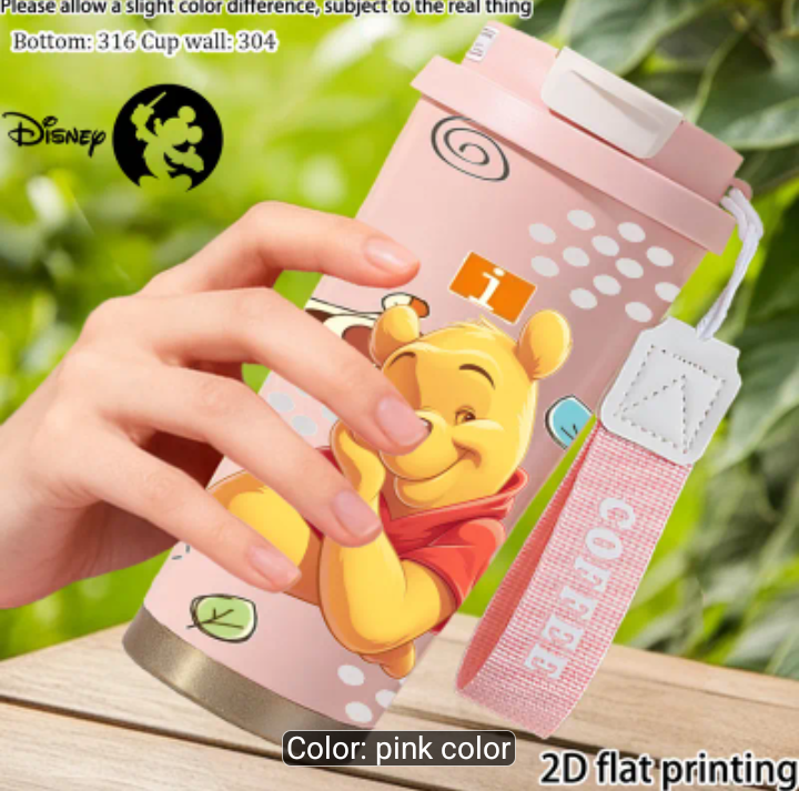Winnie the Pooh Stainless Steel Travel Mug