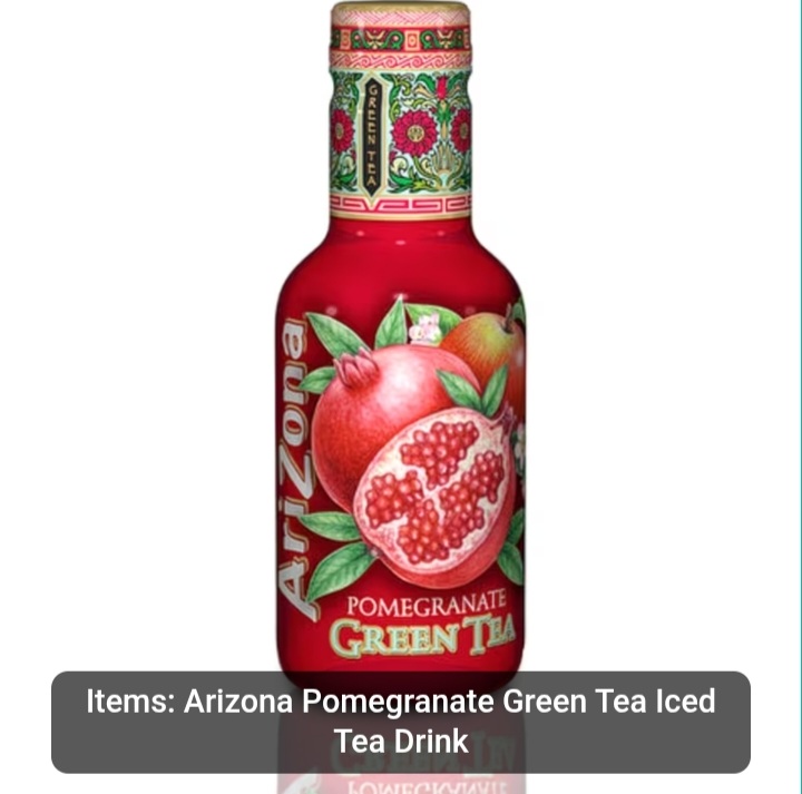 Arizona Pomegranate Green Tea Iced Tea Drink