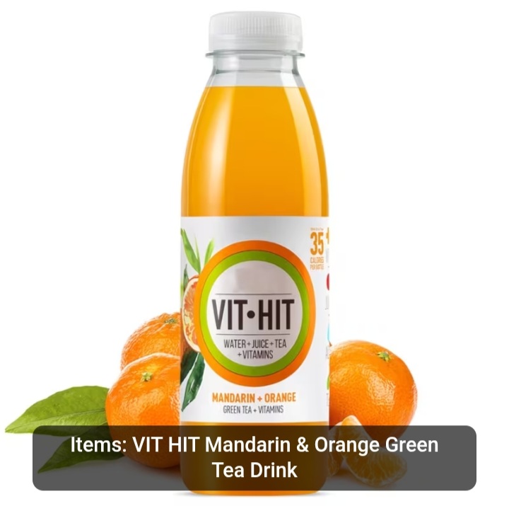 VIT HIT DETOX Mandarin & Orange Green Tea Drink