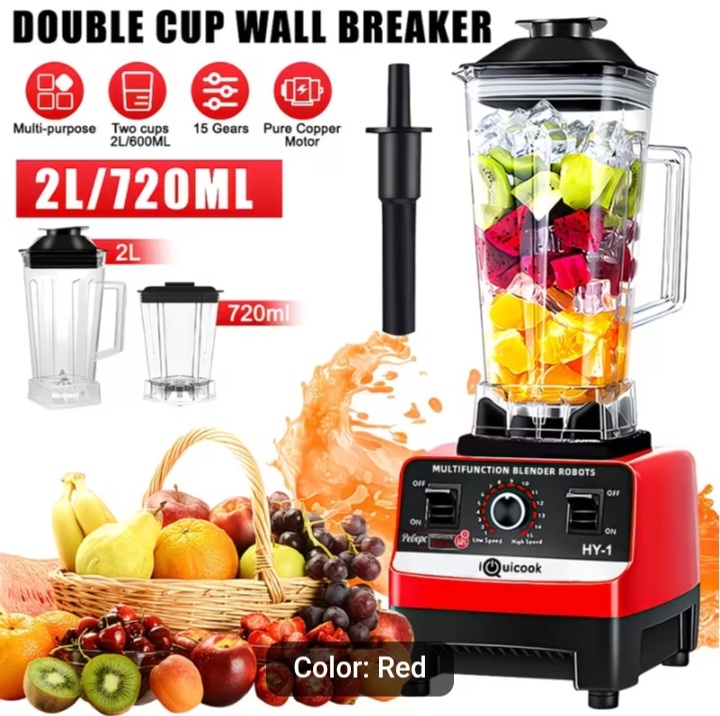 Multifunction Blender Robots 2L + 720ml