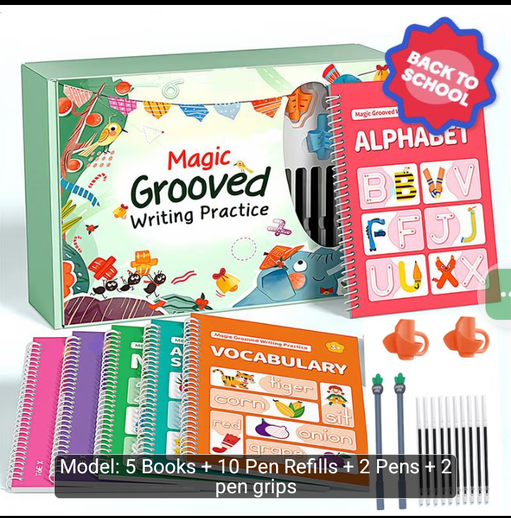 Magic Grooved Writing Practice Set