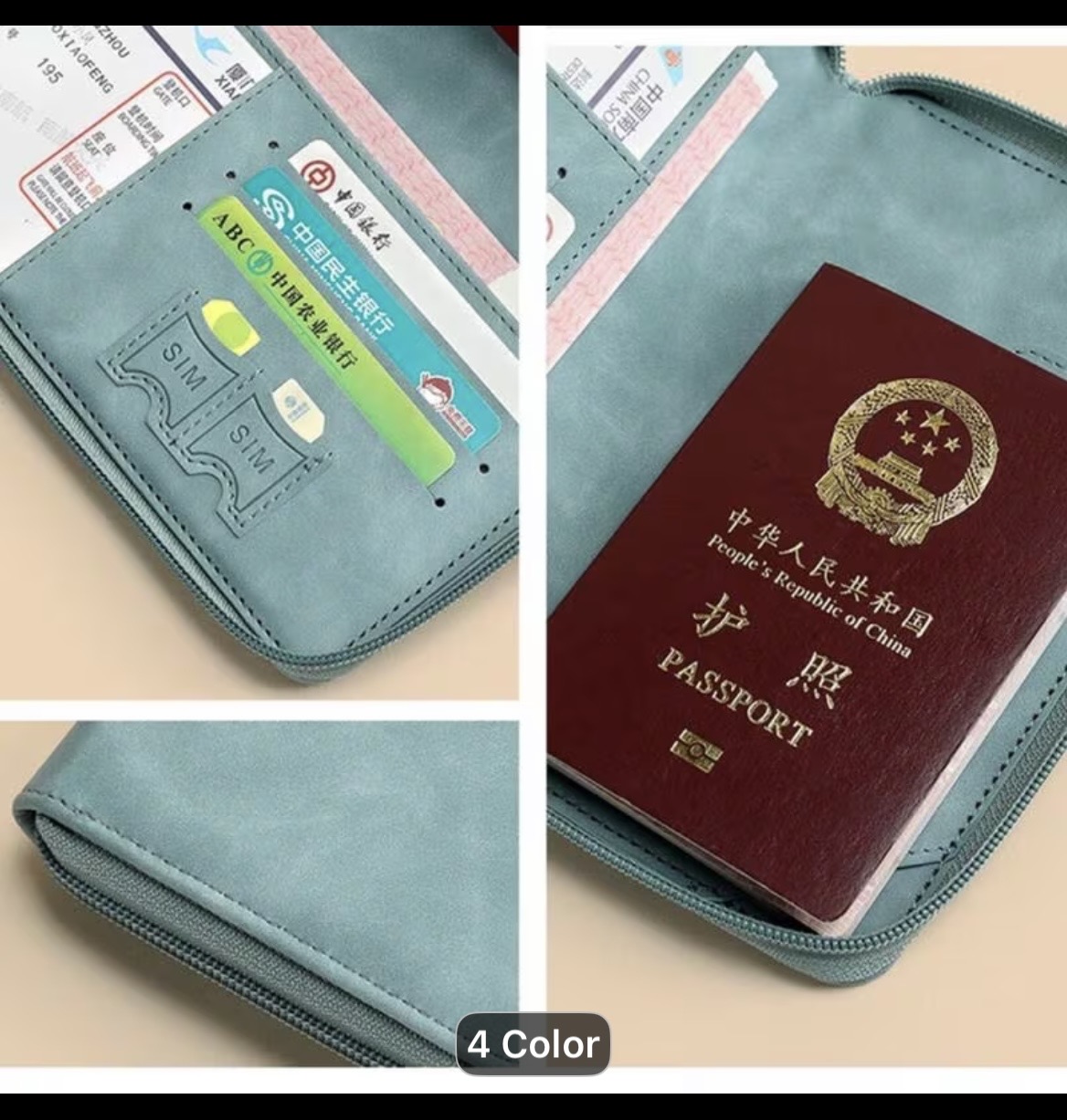 Travel Passport Holder Wallet