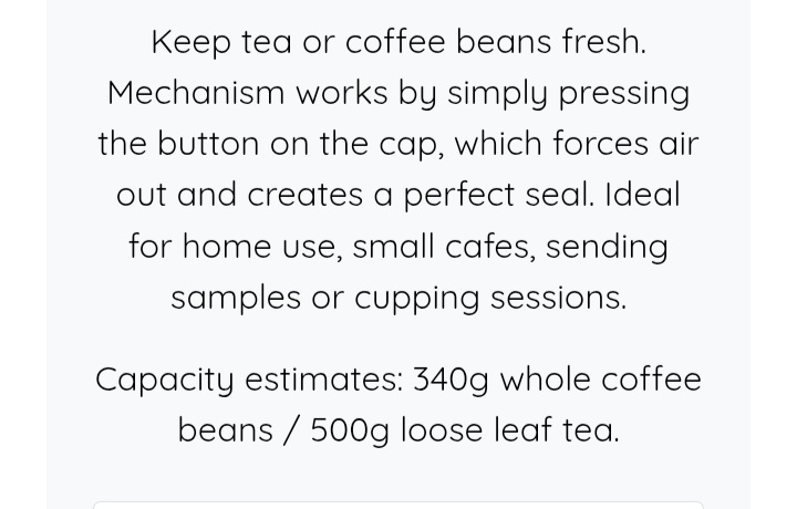 Airtight Coffee & Tea Storage Container