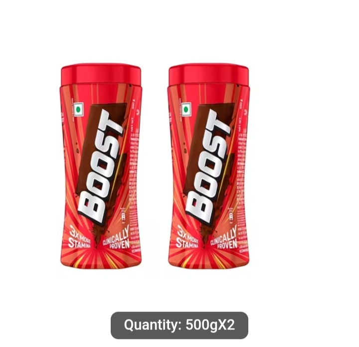 Boost Energy Drink Powder 500g x2