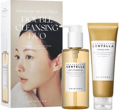 SKIN1004 Madagascar Centella Double Cleansing Duo (Light Cleansing Oil + Ampoule Foam)