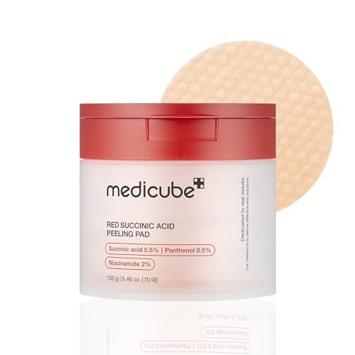 Medicube Red Succinic Acid Panthenol Facial Peeling Pad
