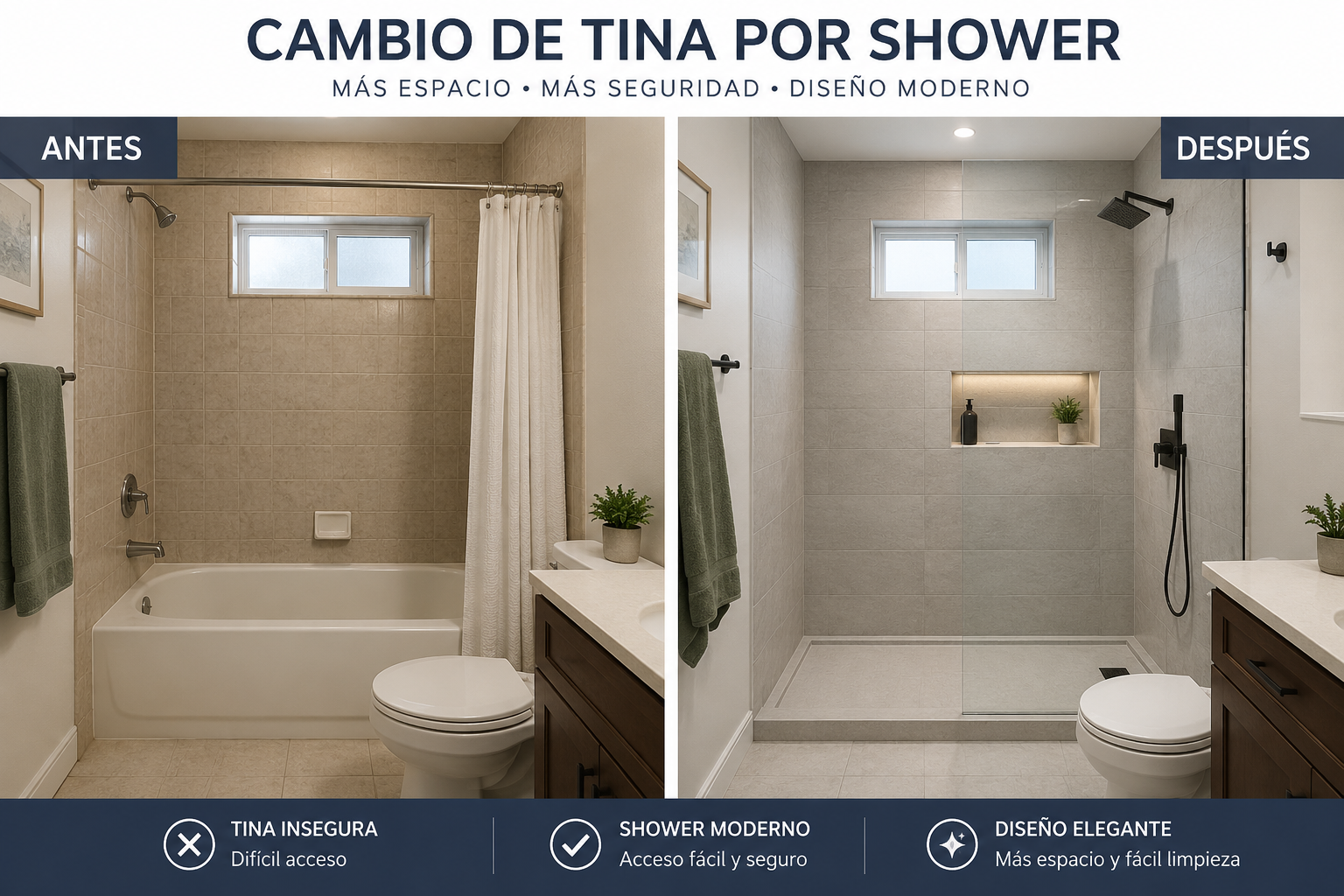 Retiro de tina por receptáculo en obra