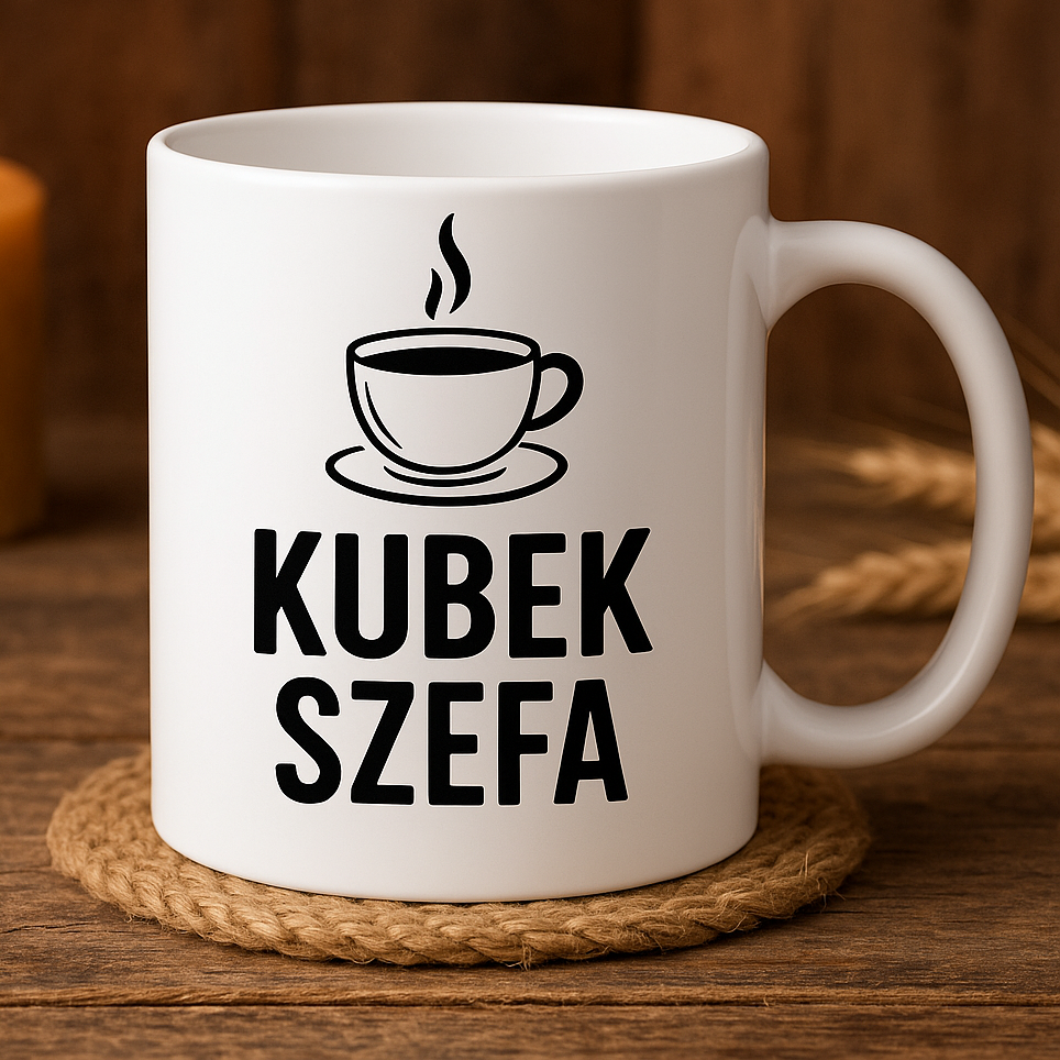 Kubek - Kubek Szefa – idealny prezent dla lidera, męża lub kolegi z pracy