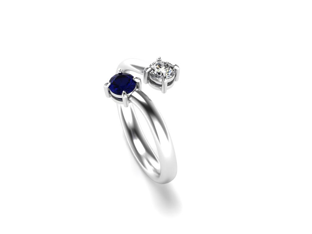 Anello con diamanti