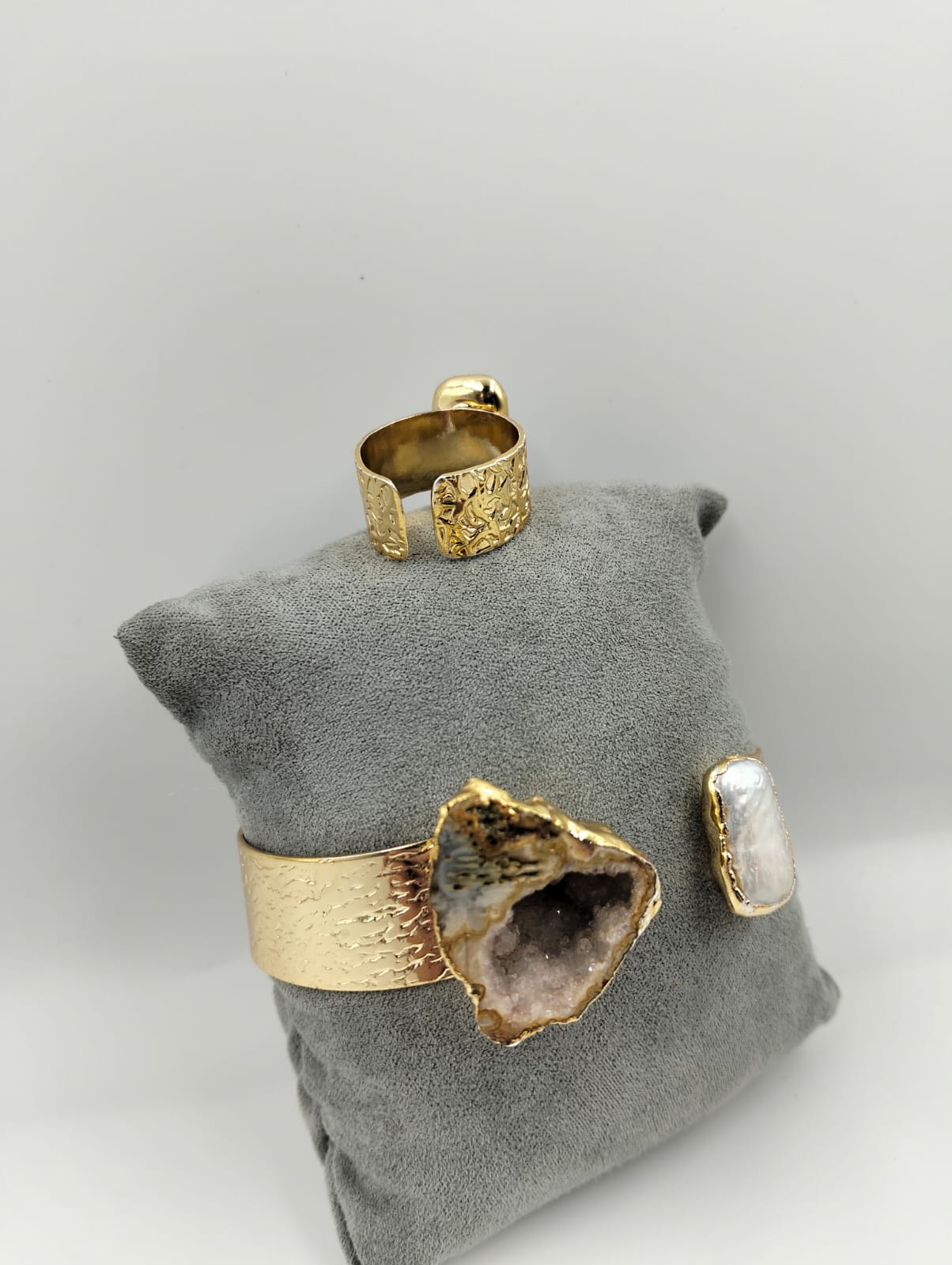 Ensemble bijoux dorés