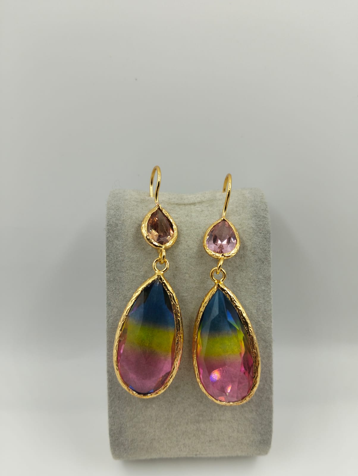 Boucles d’oreilles multicolores