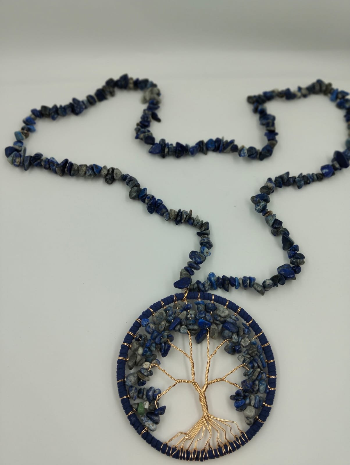 Collier Arbre de Vie en Lapis Lazuli