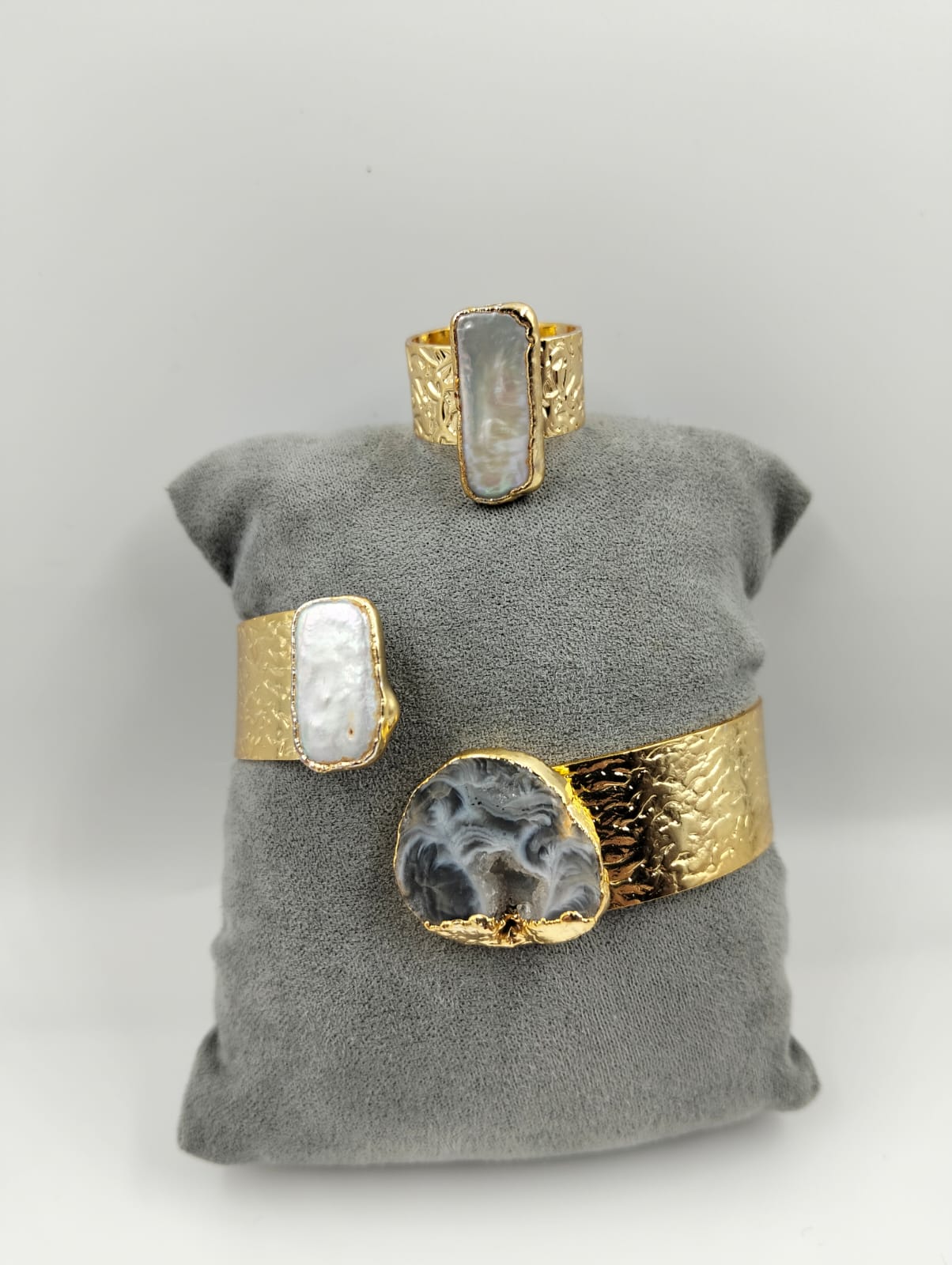 Set de bijoux dorés
