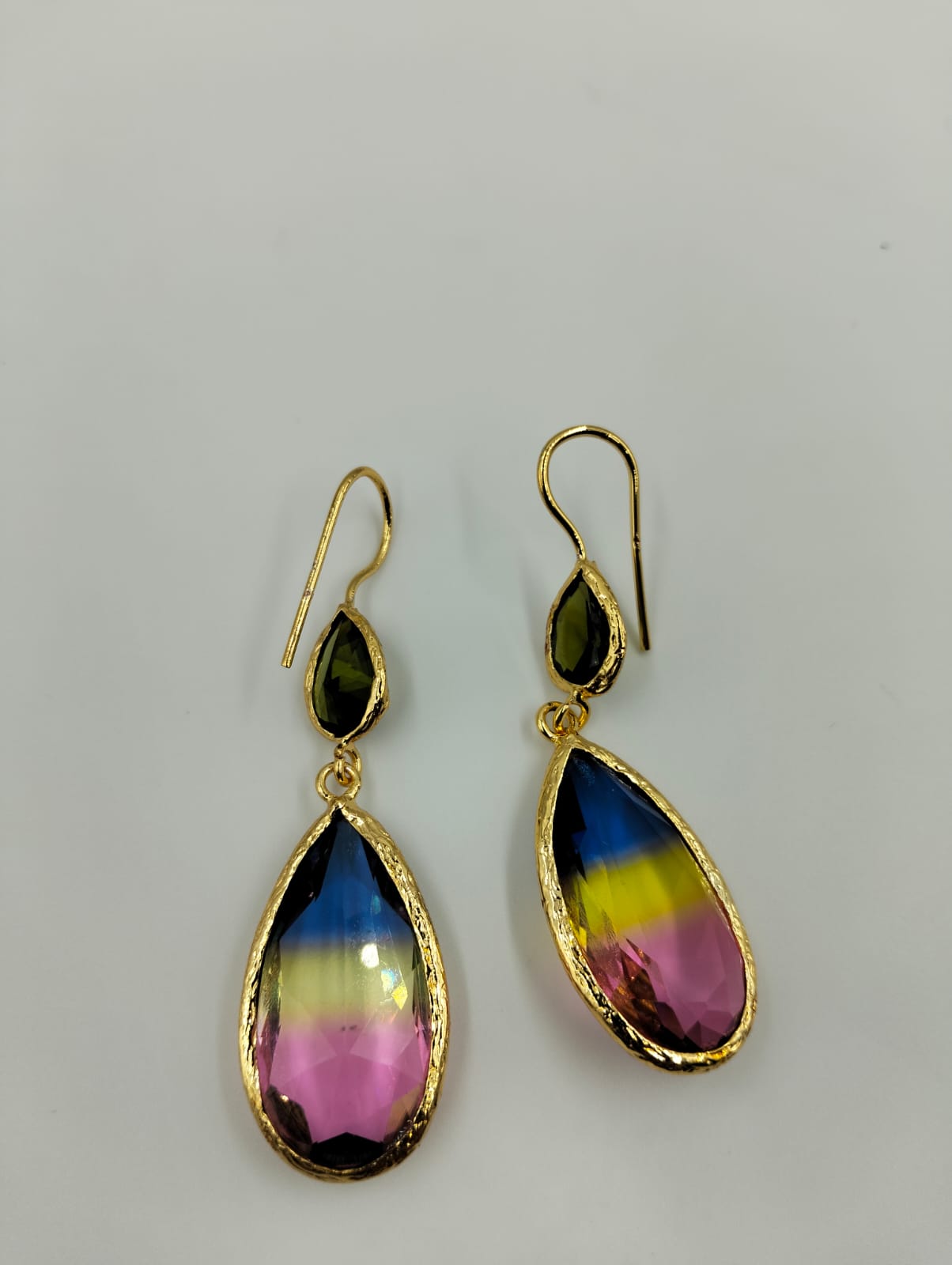 Boucles d’oreilles multicolores