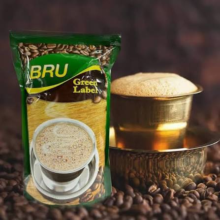 Bru Green Label Filter Coffee-500g