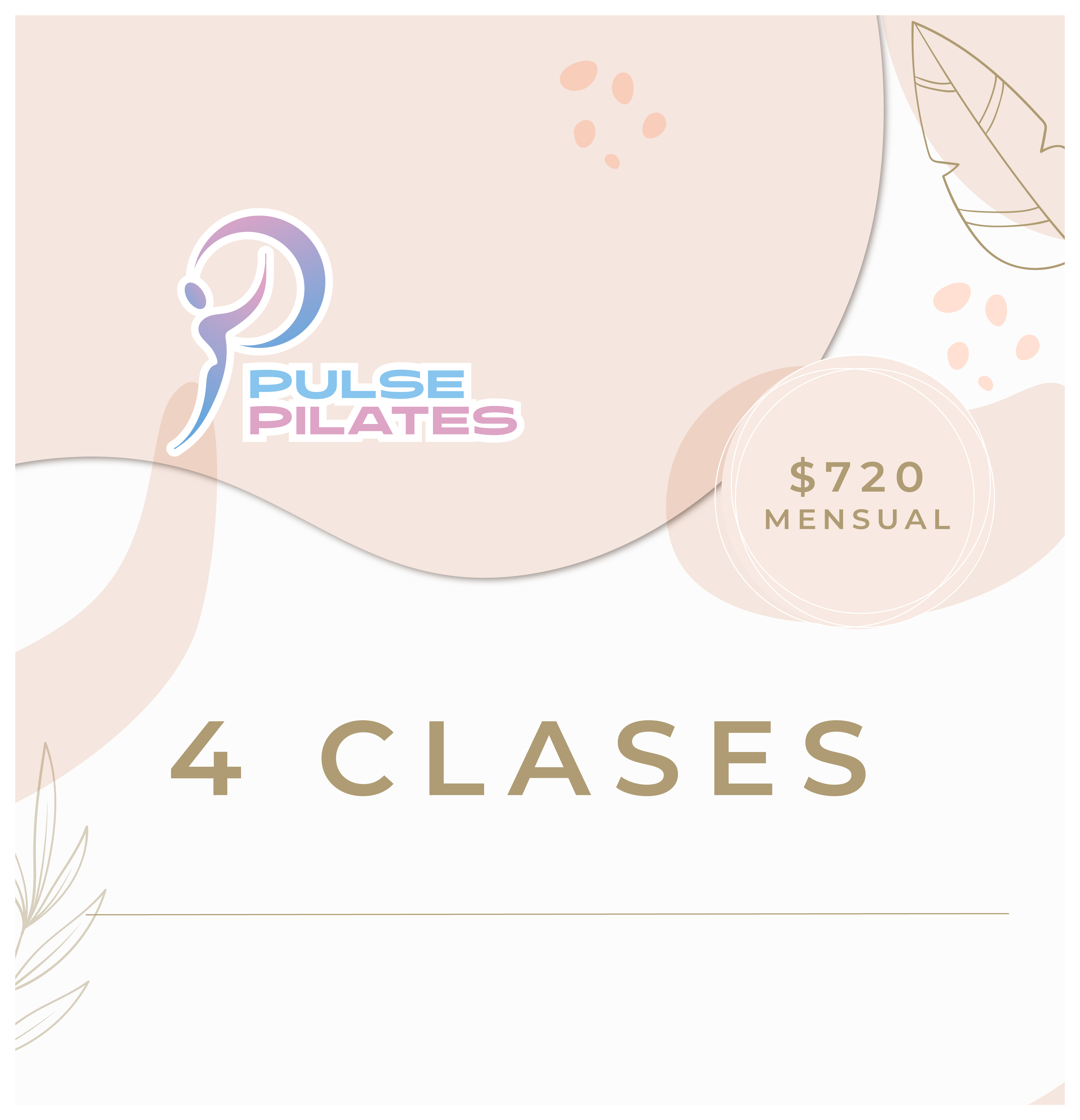 4 Clases Pulse Pilates