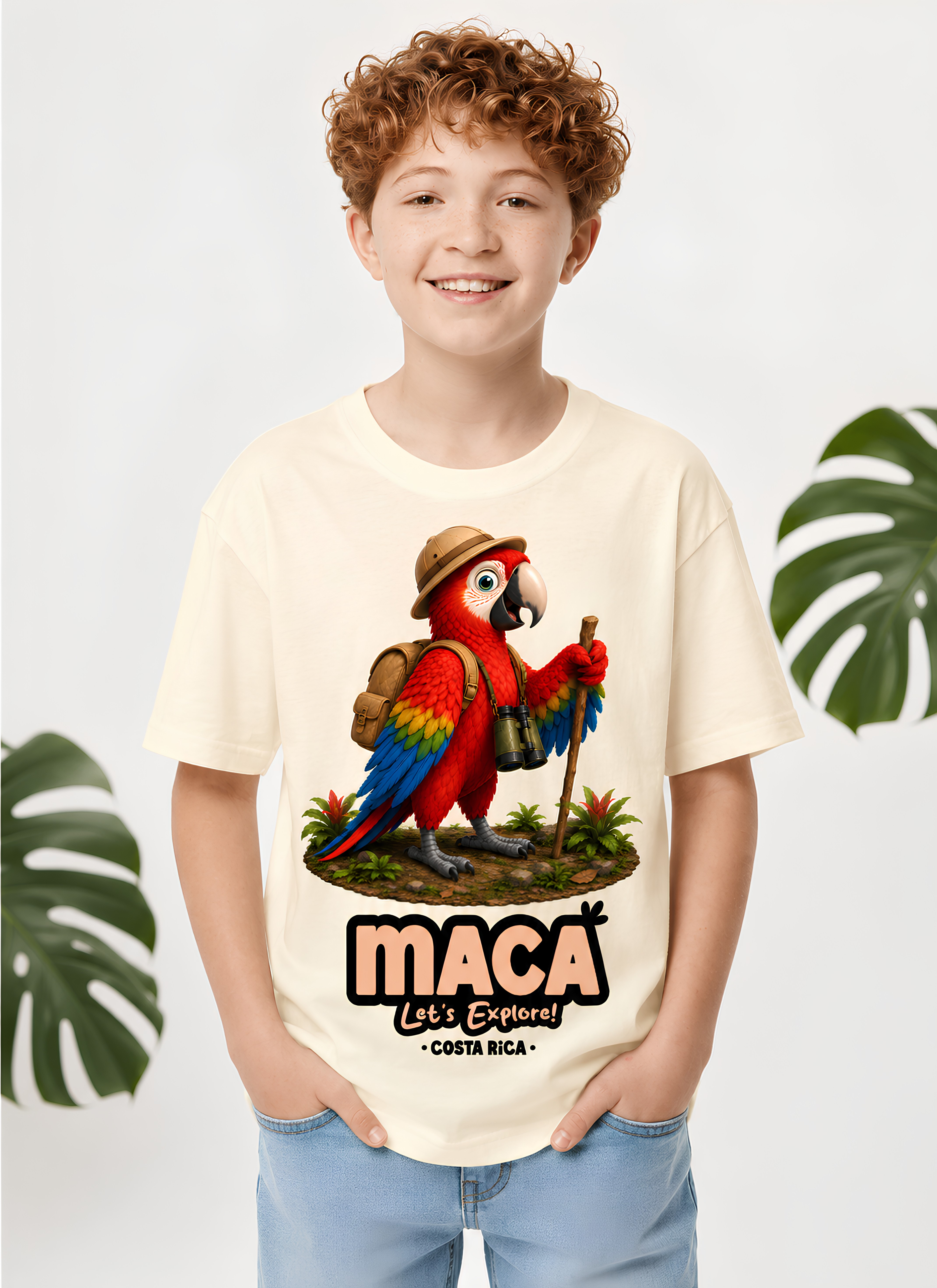 Camiseta Infantil Maca Explorador