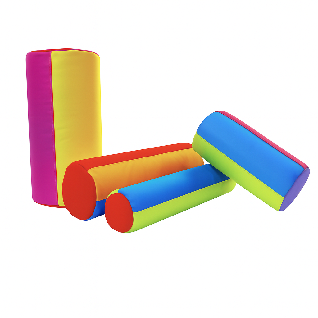 Set Rodillos de Estimulacion Temprana 4 piezas.