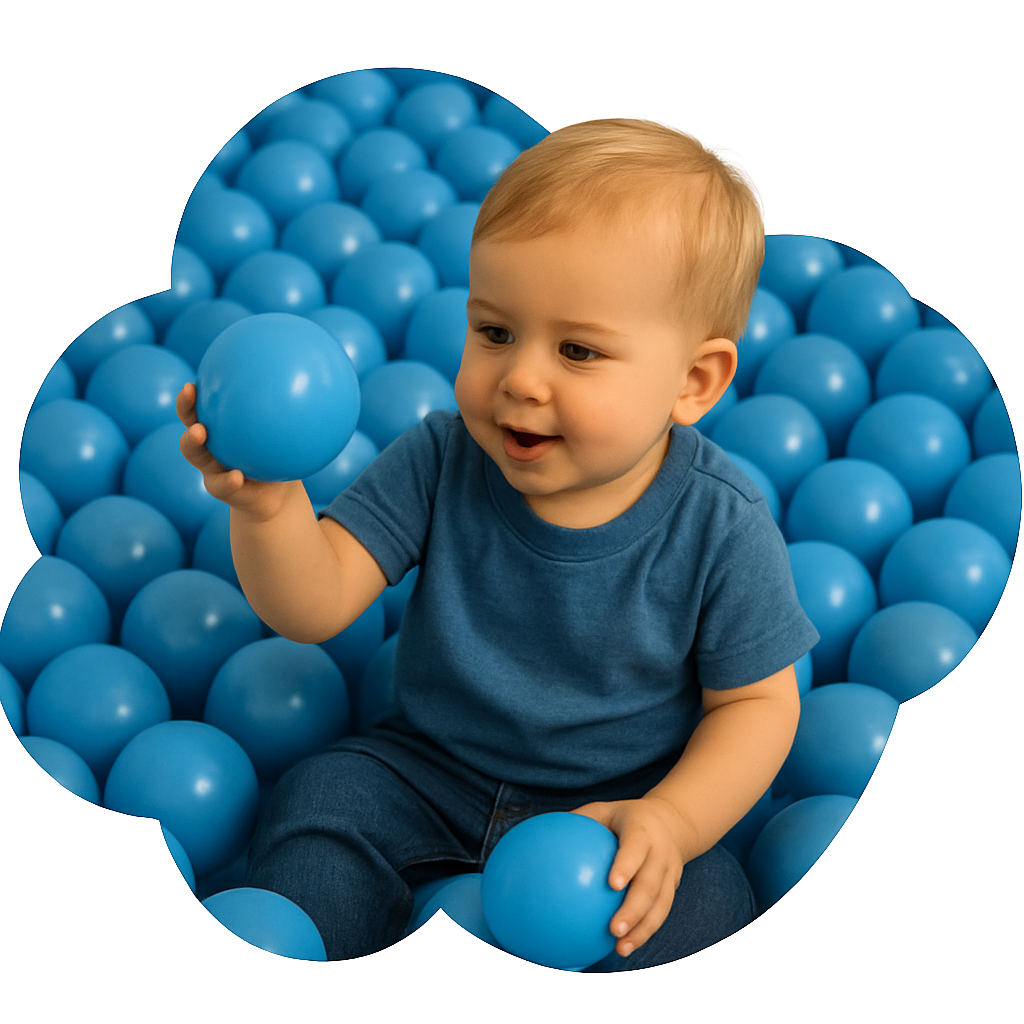 Pelotas para Alberca Azul 100 pzs. 