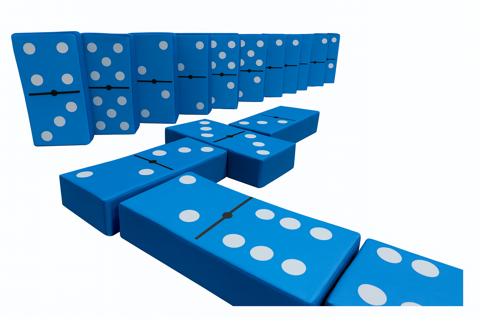 Dominó gigante Azul