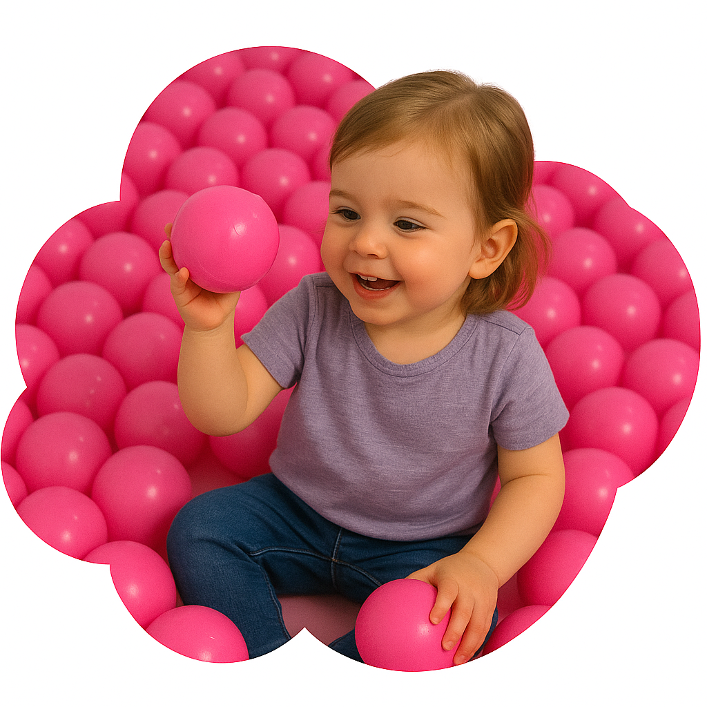 Pelota para Alberca Rosa Flamingo 100 pzs.