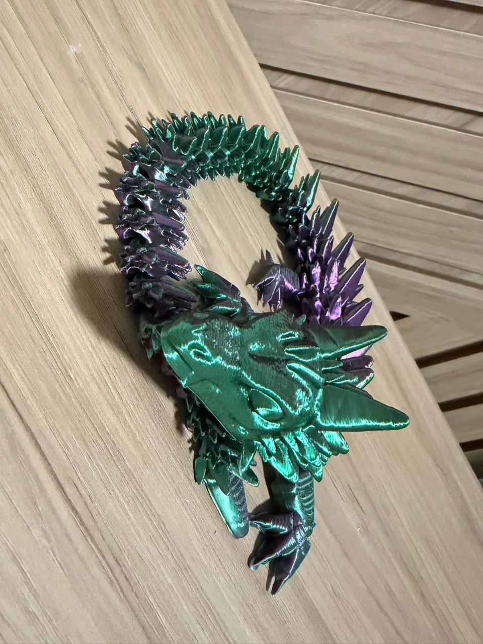 Estatueta Dragão Realista brinquedo articulado