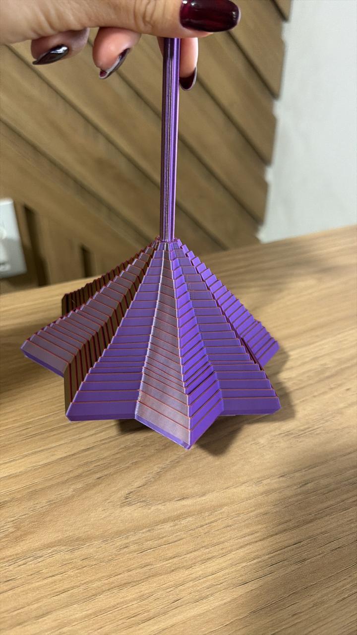 Estrela Articulada 3D Sensorial Anti Stress Fidge