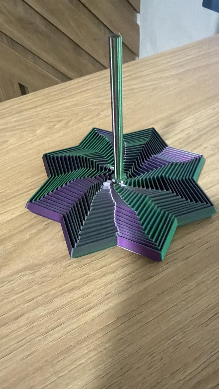 Estrela Articulada 3D Sensorial Anti Stress Fidge