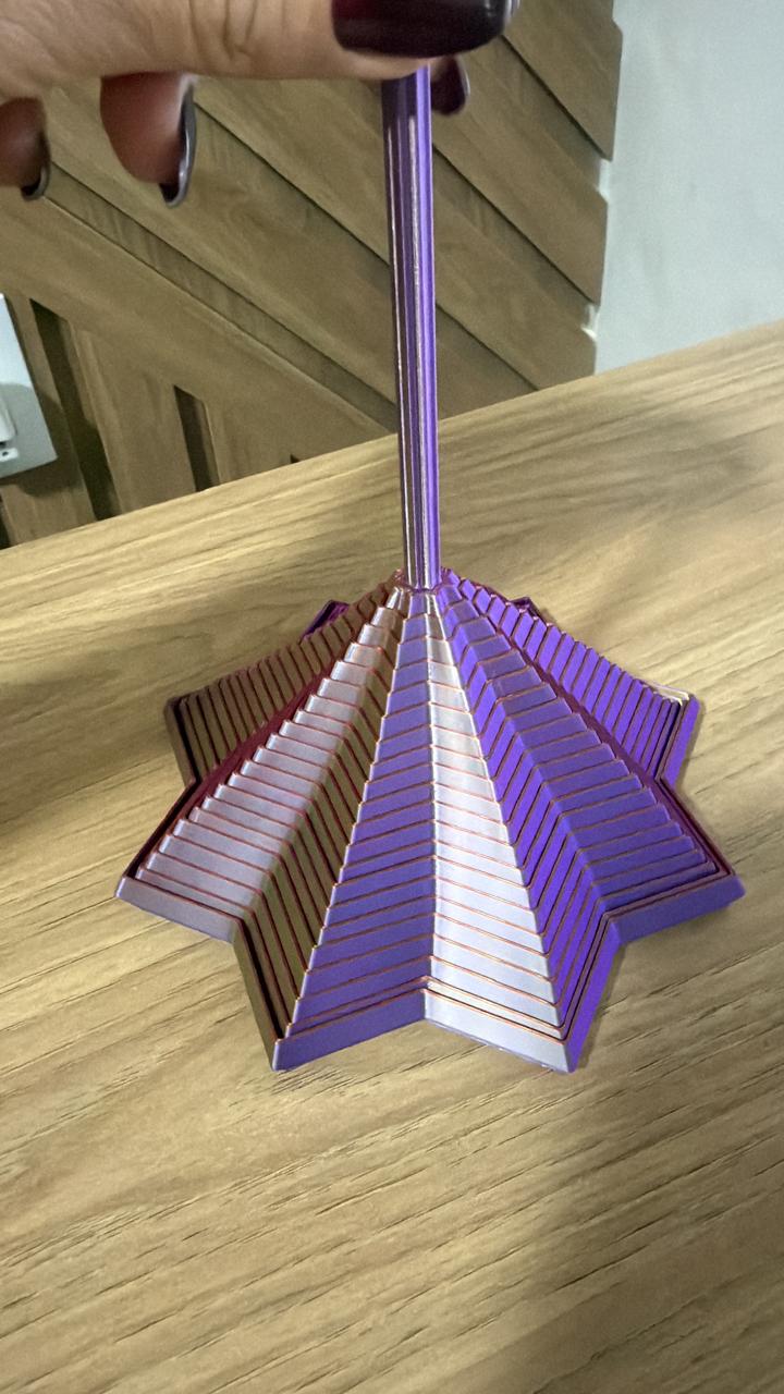 Estrela Articulada 3D Sensorial Anti Stress Fidge