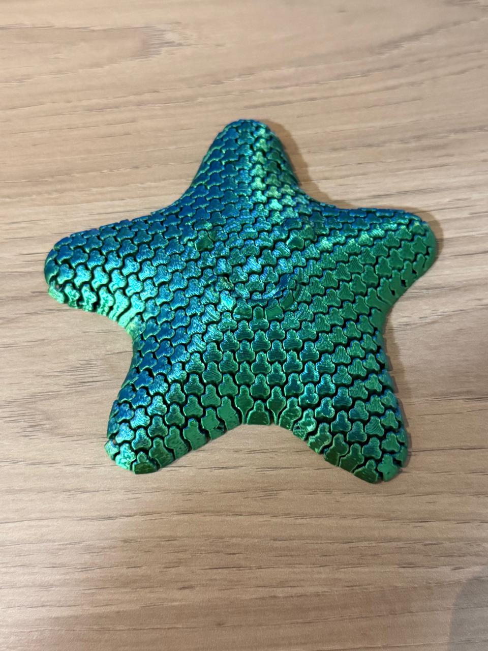 Estrela Sensorial Articulada 3D Anti Stress Relaxante
