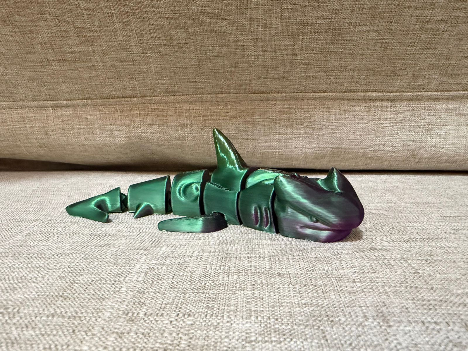 Tubarão Articulado 3D