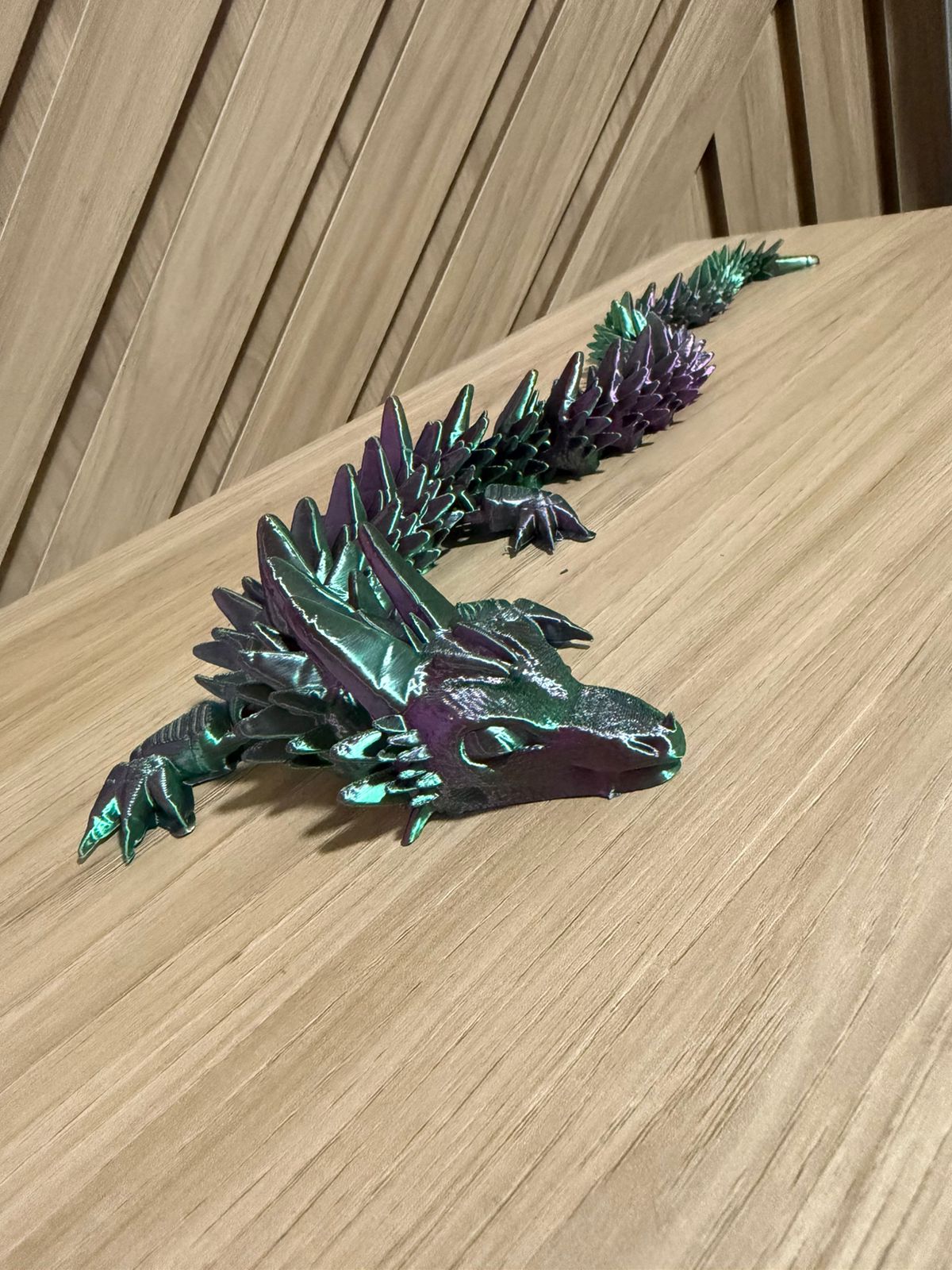 Estatueta Dragão Realista brinquedo articulado