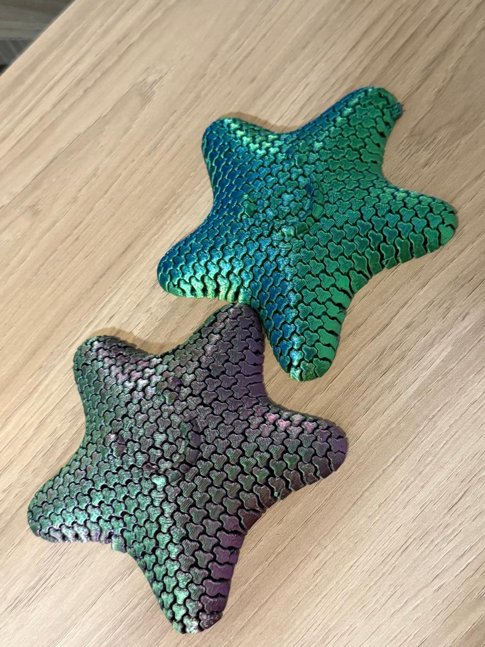 Estrela Sensorial Articulada 3D Anti Stress Relaxante