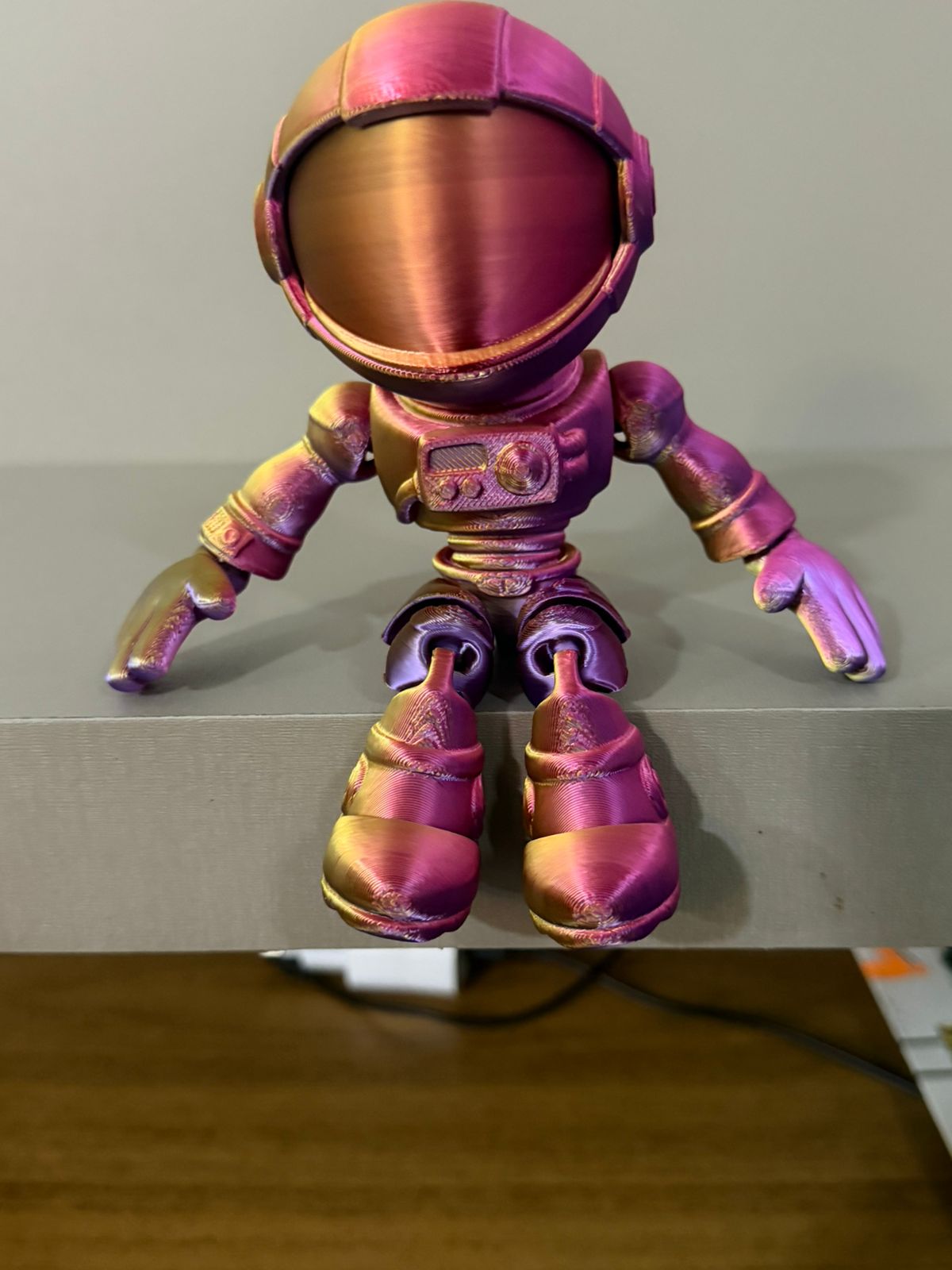 Boneco Astronauta  Buzz lightyear Articulado 3D Sensorial Anti Stress