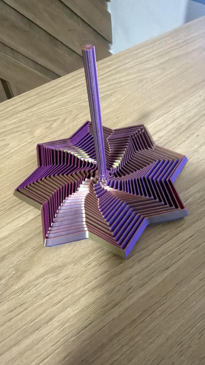 Estrela Articulada 3D Sensorial Anti Stress Fidge