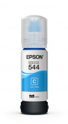 Botella de Tinta Epson T544220-AL Cian Dye Original Para EcoTank L1110 L3110 L3150 L5190 L3210 L3250 L3260 L5290