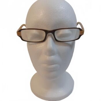 Marchon NYC Eyeglass Frames ONLY Women's Brown Cream M2011 50mm 16mm 140mm
