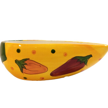 Giftco Vintage Serving Salsa Dish Bowl Spicy Boho Aesthetic Chili Pepper Shape