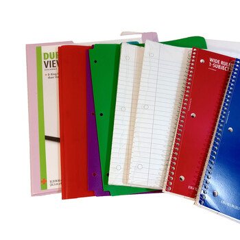 Back To School Supply Essentials Bundle Girls K- 5th Grade Binder Glue Pencils
