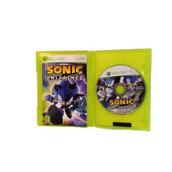 Microsoft Xbox 360 SEGA Video Game Sonic Unleashed Complete Manual Case Disc