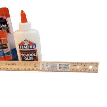 Assorted School Supply Bundle K- 5th Grade Glue Sticks Rulers Lot Of 5