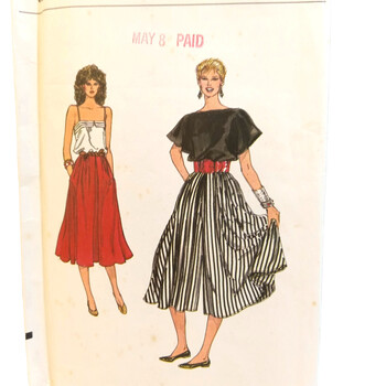 Vogue 8331 Cullottes Skirt Vintage 70s Sewing Pattern Women 12 14 16 New UNCUT
