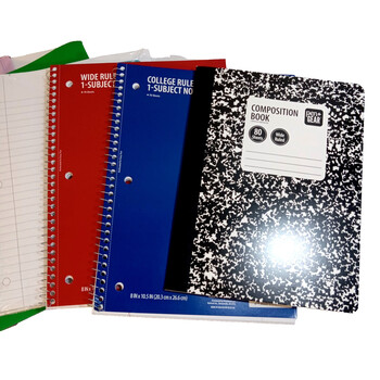 Back To School Supply Essentials Bundle Girls K- 5th Grade Binder Glue Pencils