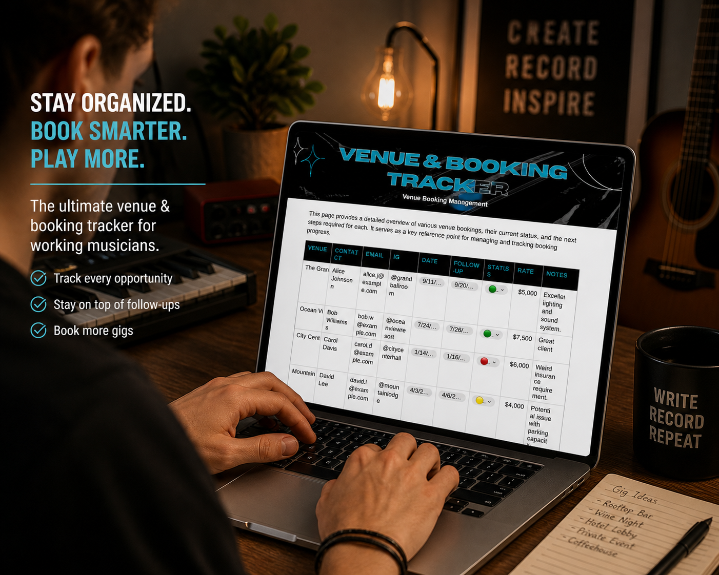 Venue & Booking Tracker