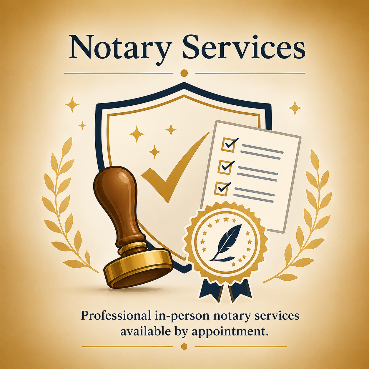 Notary Services - ✍️ $5 per notarial act/signature