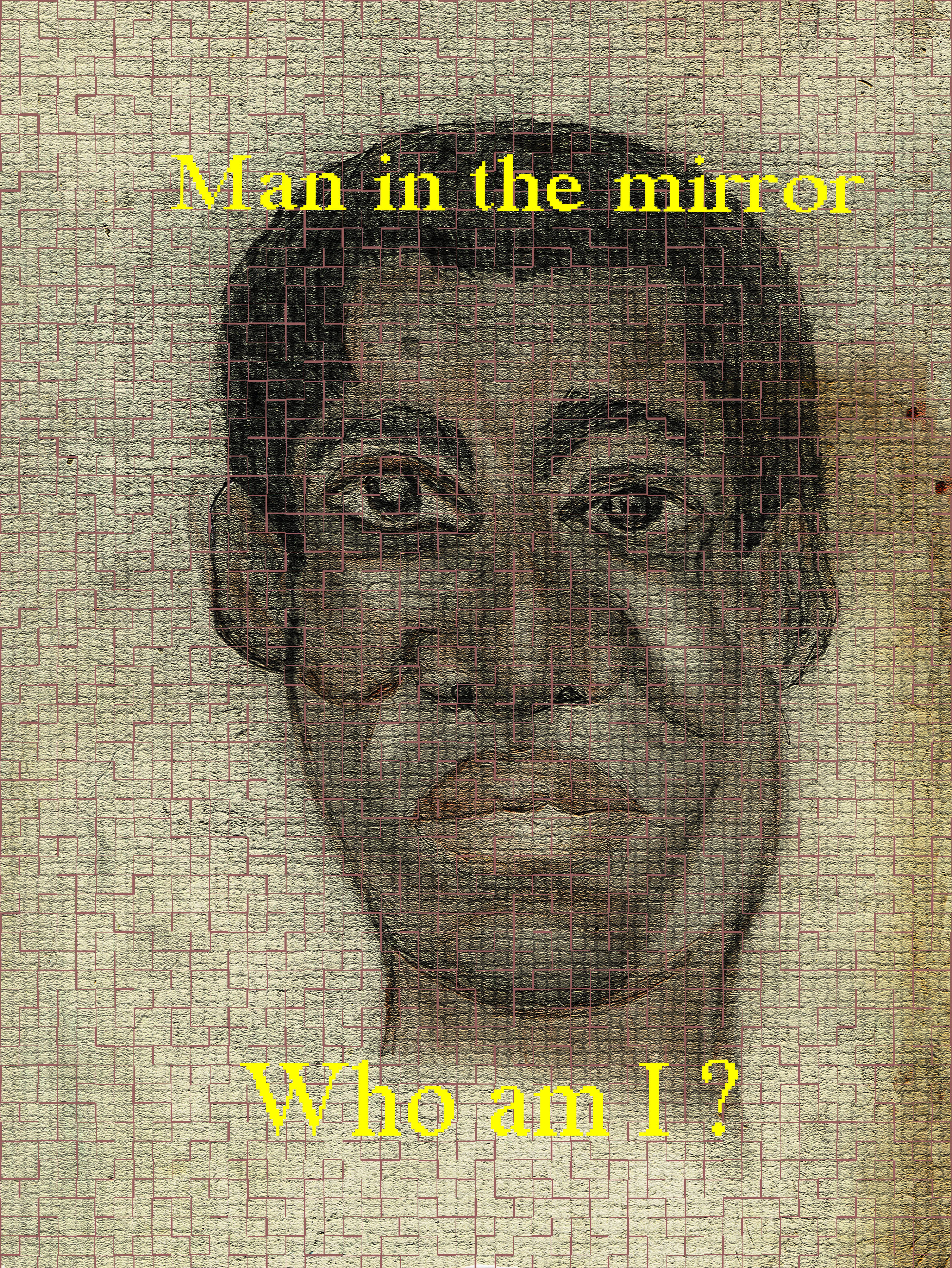 Man in the Mirror Art Print