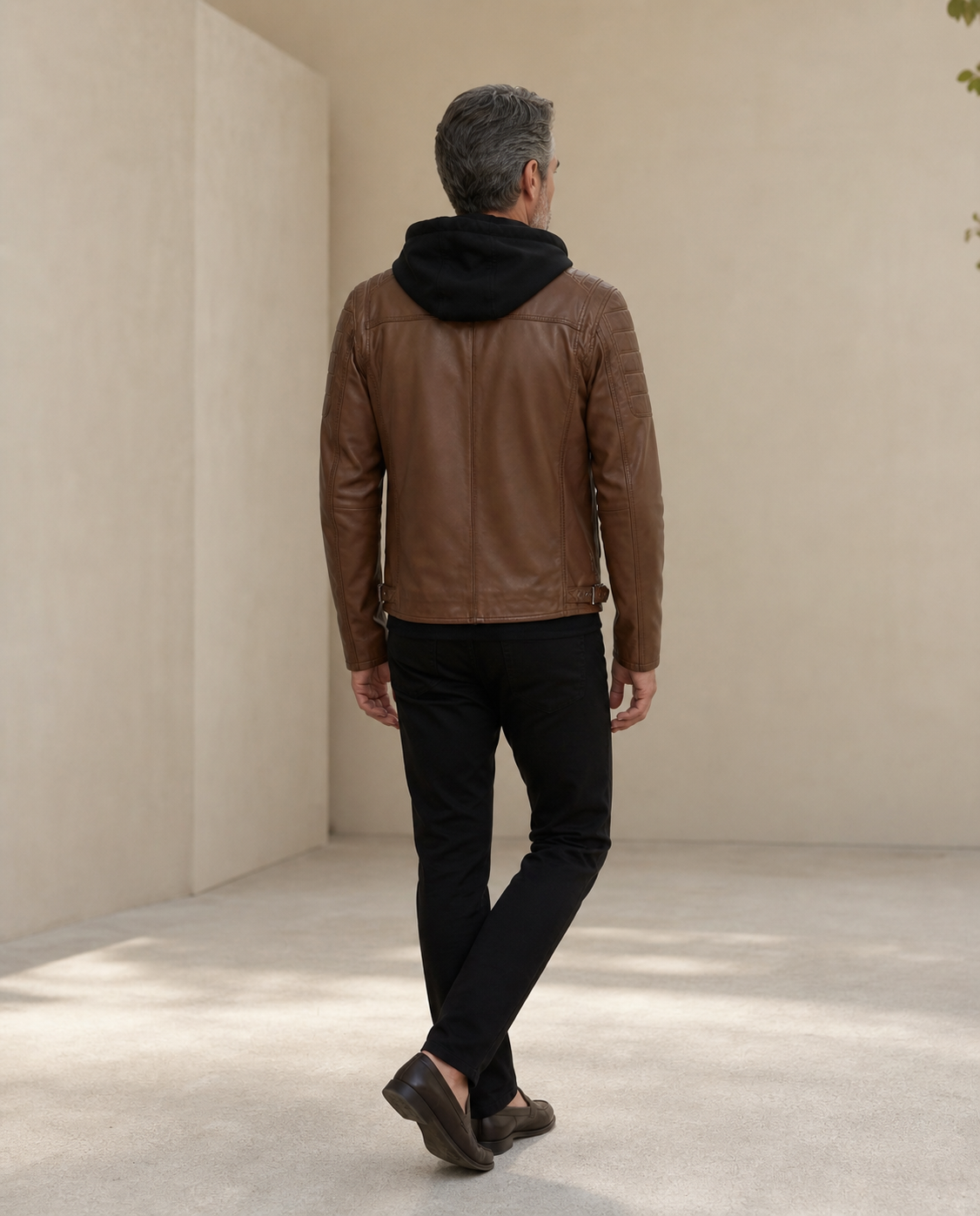 Men's Brown Leather Jacket