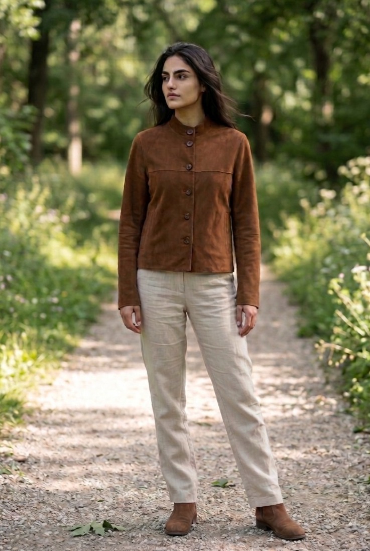 Brown Suede Jacket